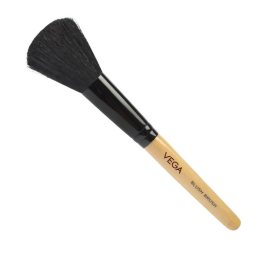 Vega Blush Brush with Wooden Handle and Natural Animal/Synthetic Hair  Grab2Buy Vega Grab2Buy