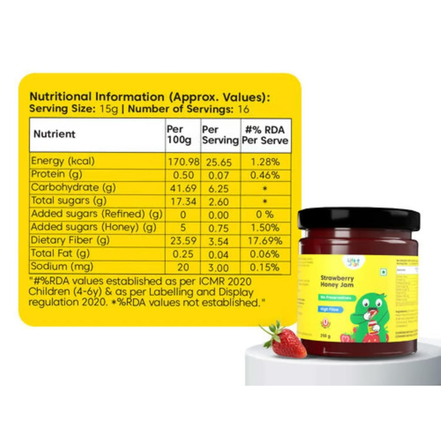Little Joys Strawberry Honey Jam 