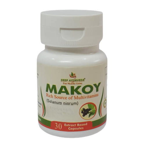 Deep Ayurveda Makoy 500mg Veg Capsules 
