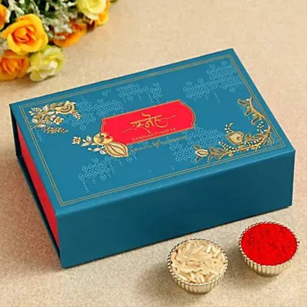 Love Birds Set Of Pretty Lumba Rakhi