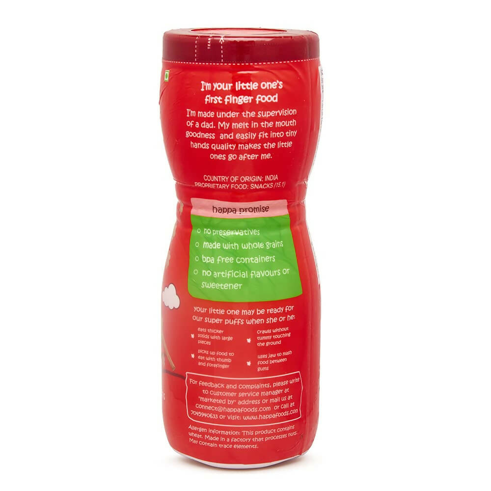 Happa Multigrain Apple & Cinnamon Melts Super Puffs (8 Months+) 