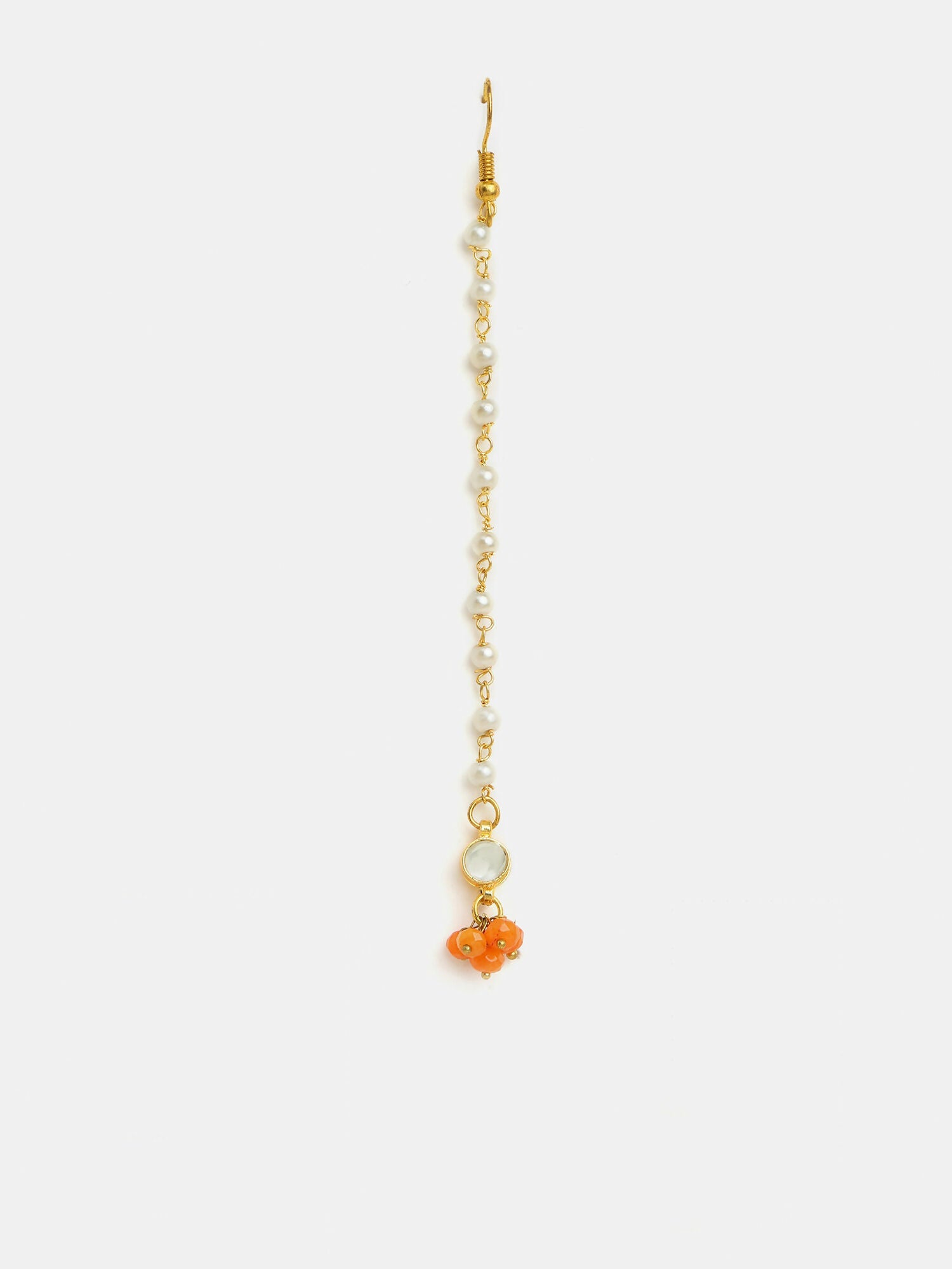 Ruby Raang Traditional Teardrop Maang Tikka