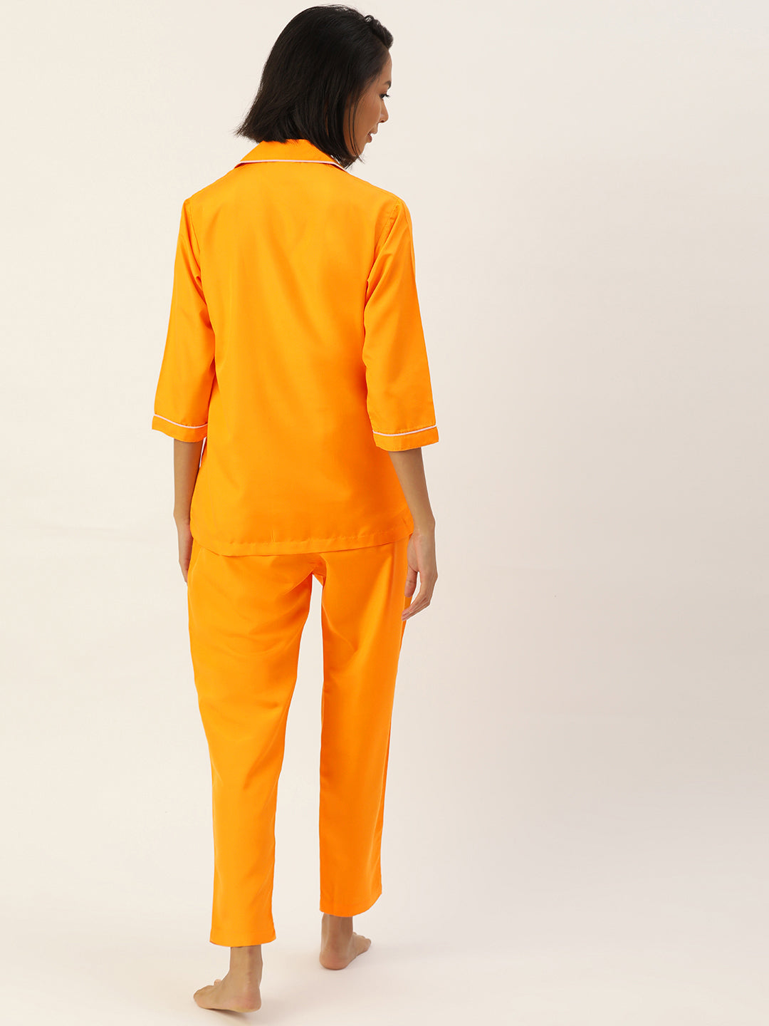 Jainish Women Mustard Night suit ( LNS 001Mustard )