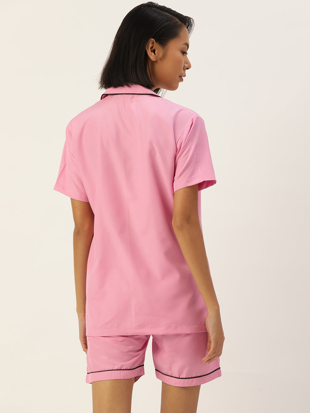 Jainish Women Pink Night suit ( LNS 002Pink )