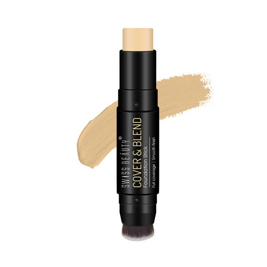 Swiss Beauty Cover & Blend Stick Foundation - 01 Pretty Vanilla 