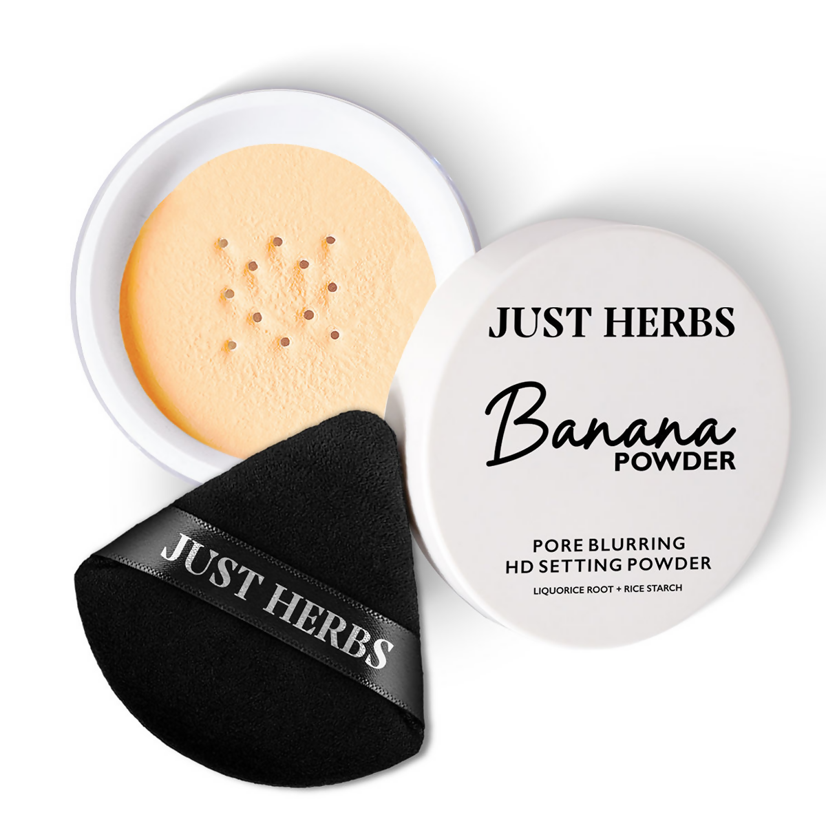Just Herbs HD Setting Loose Powder - Yellow