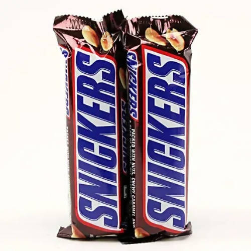 Cute Mickey Metal Rakhi & Snickers Peanut Filled Chocolates