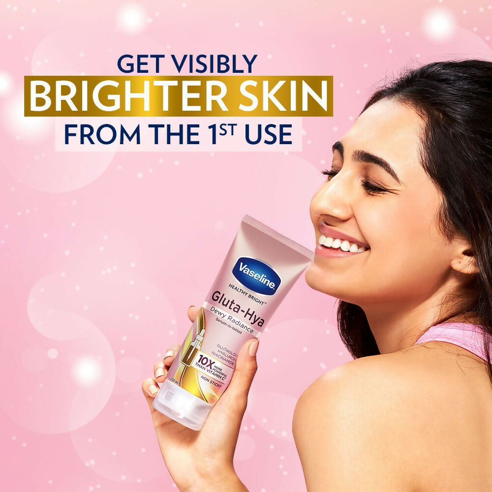 Vaseline Gluta-Hya Dewy Radiance & Overnight Radiance Serum-In-Lotion Combo  Grab2Buy Vaseline Grab2Buy