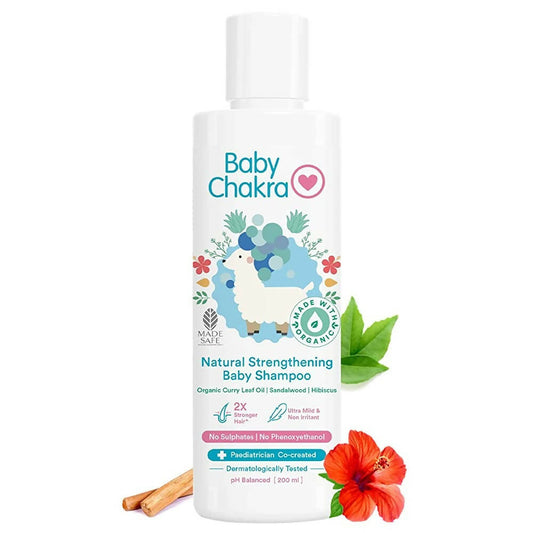 BabyChakra Natural Strengthening Baby Shampoo - Grab2buy