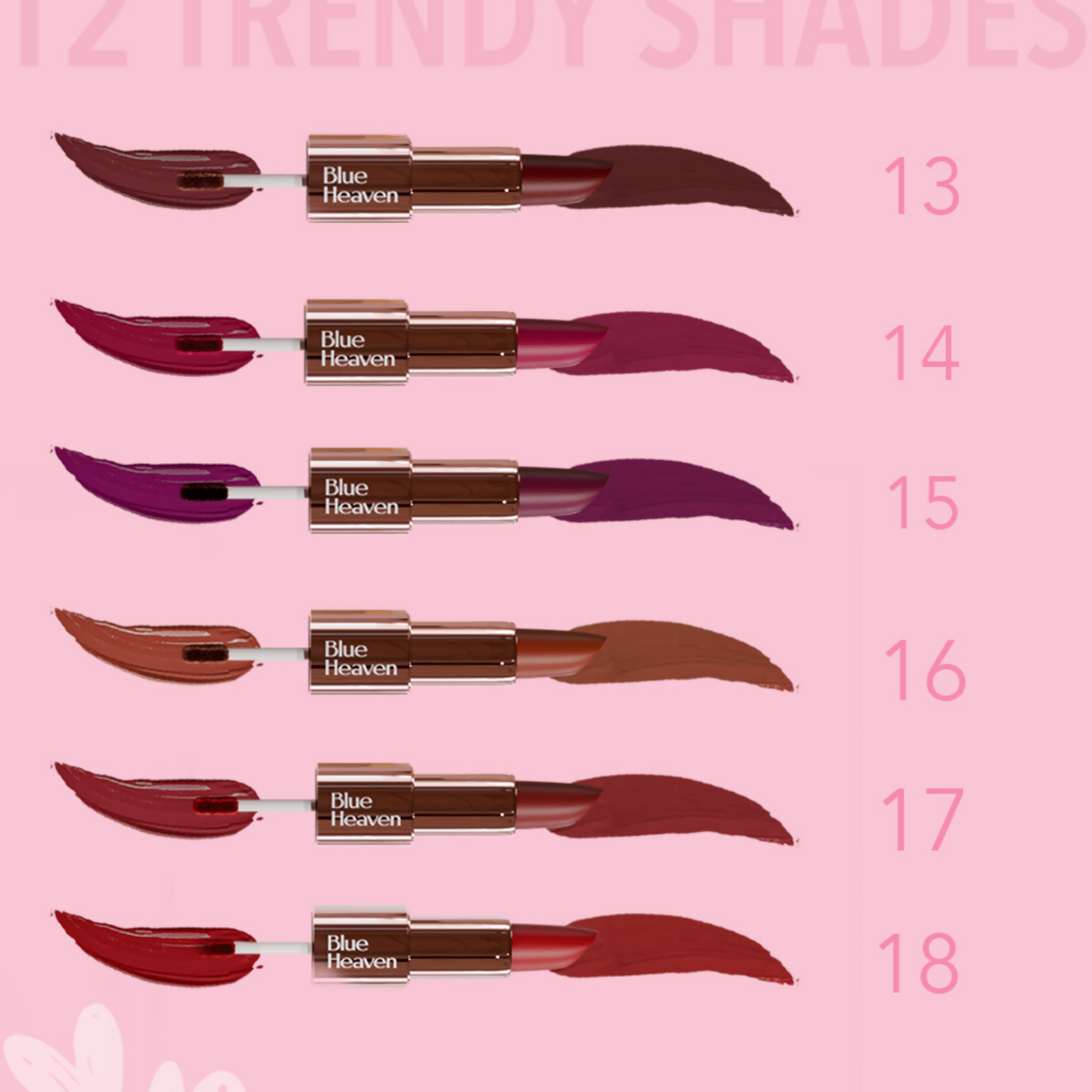 Blue Heaven Love Duo 2 In 1 Dual Sided Lipstick - 03 