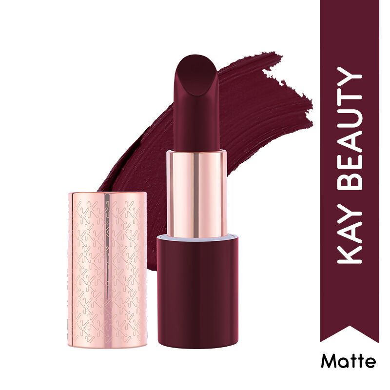 Kay Beauty By Katrina Kaif Matte Drama Long Stay Lipstick - Rolling 