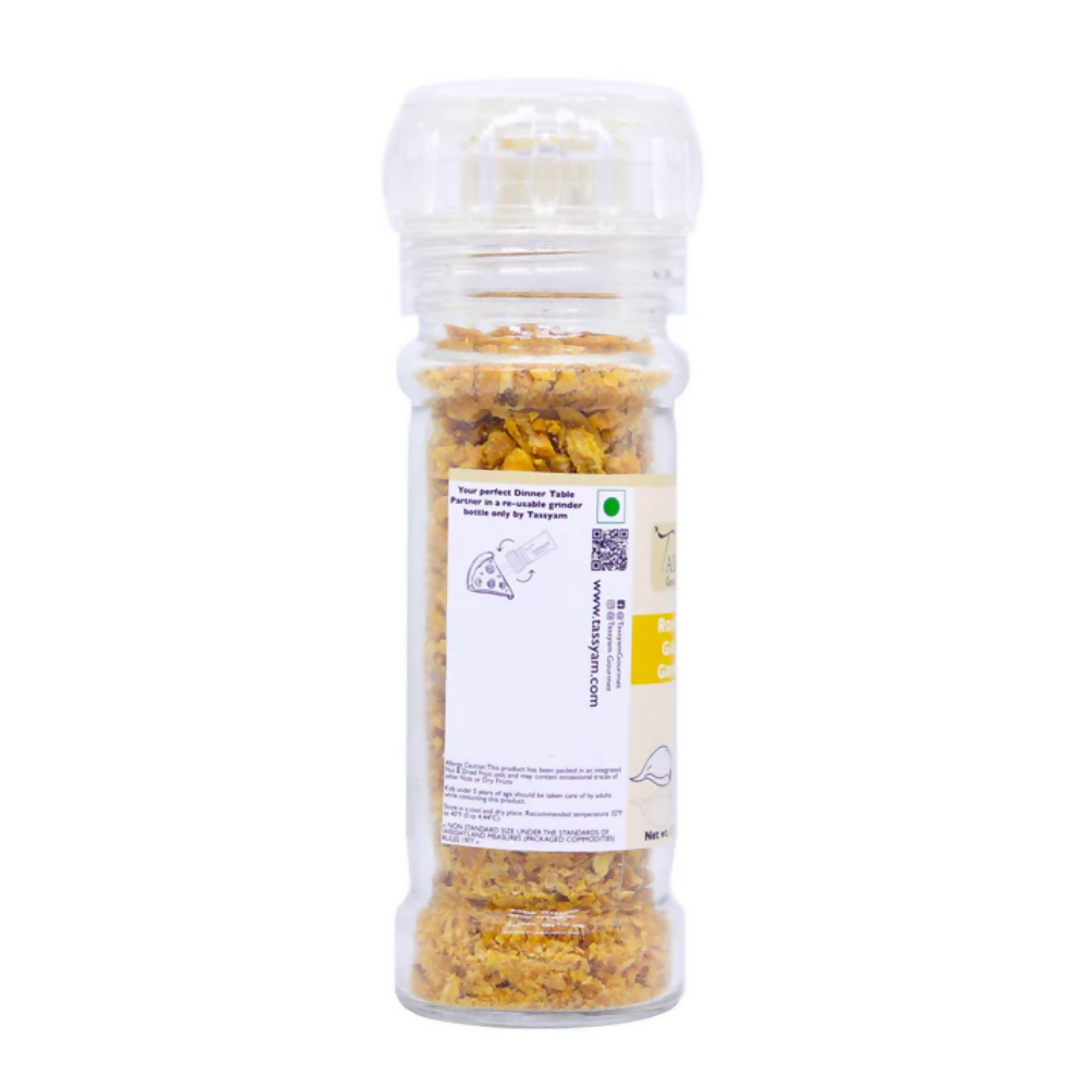 Tassyam Organics Roasted Garlic Pods Grinder Bottle