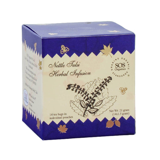 SOS Organics Nettle Tulsi Herbal Infusion - Grab2buy