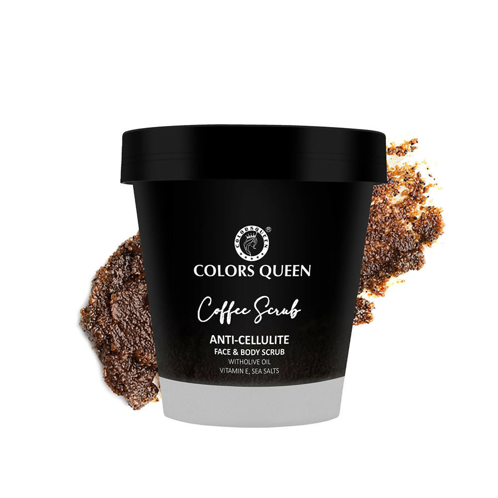 Colors Queen Anti-Cellulite Coffee Face & Body Scrub  Grab2Buy Colors Queen Grab2Buy