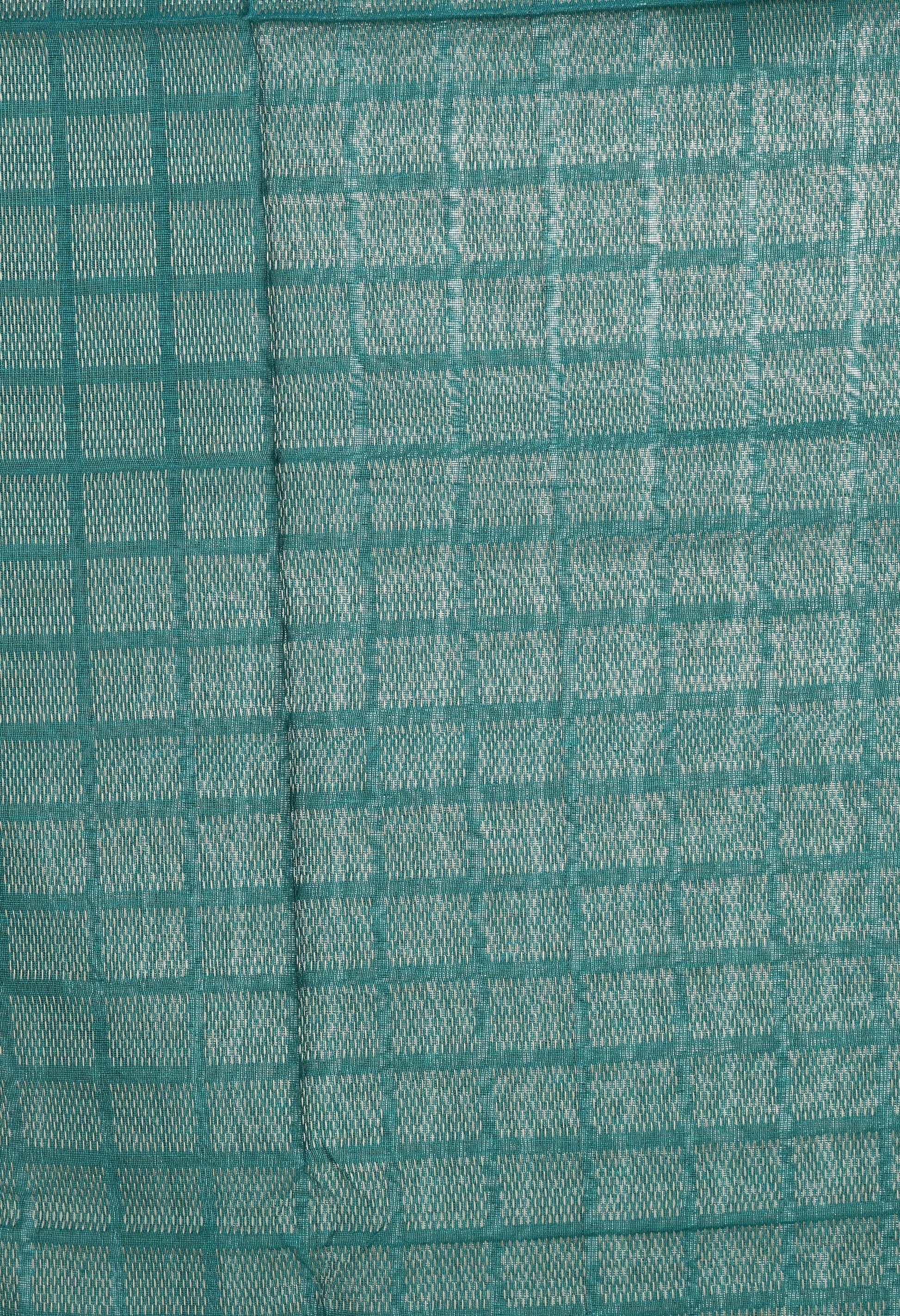 Mominos Fashion Moeza Handloom Cotton Aqua Blue Dupatta
