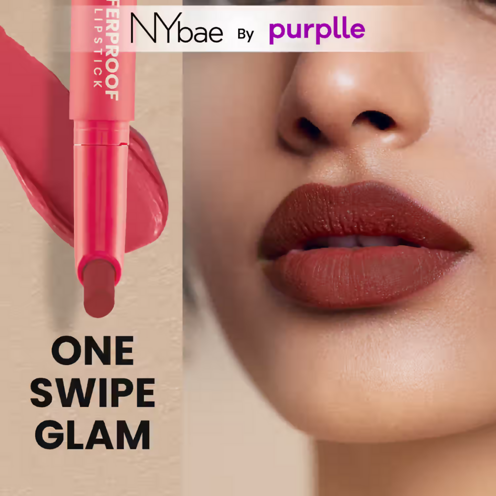 NY Bae Transfer-proof Matte Crayon Lipstick – Bombshell 12
