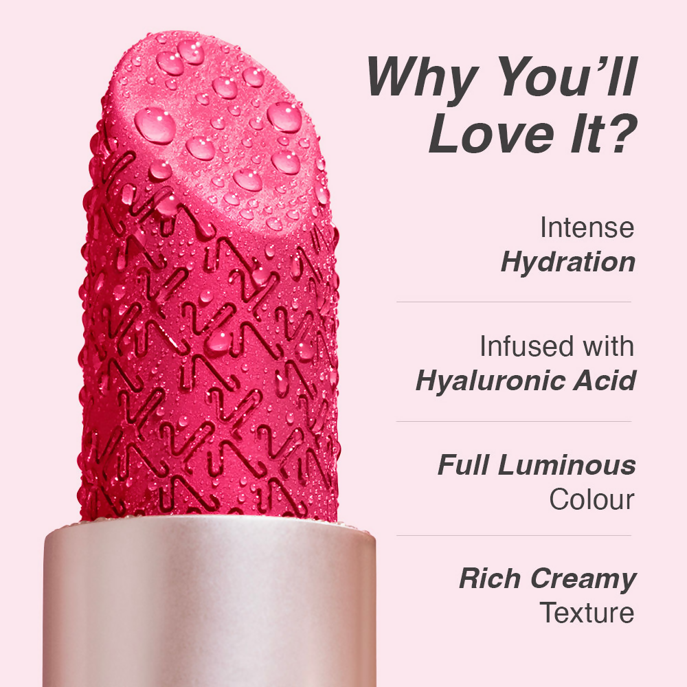Kay Beauty Hydra Crème Hydrating Full Coverage Lipstick with Hyaluronic Acid Tomboy 