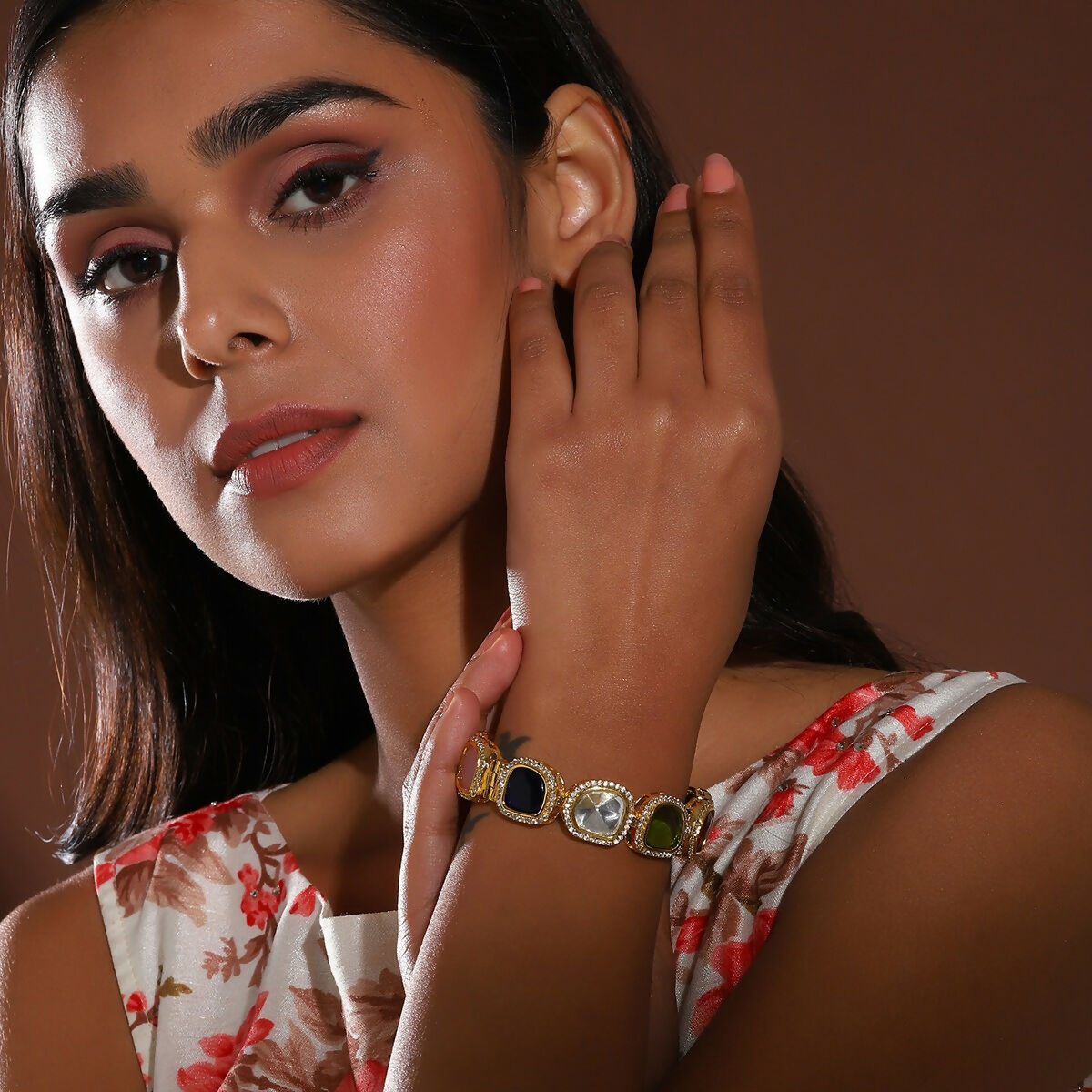 Navratan Bangle- Ruby Raang | Grab2Buy