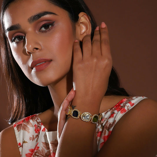 Navratan Bangle- Ruby Raang | Grab2Buy
