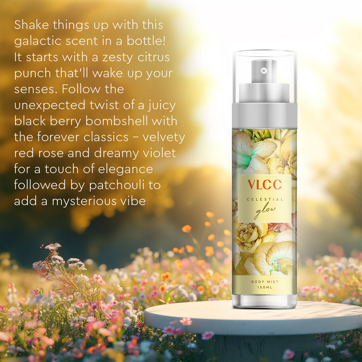 VLCC Body Mist Fragrance - Cellestial Glow  Grab2Buy VLCC Grab2Buy