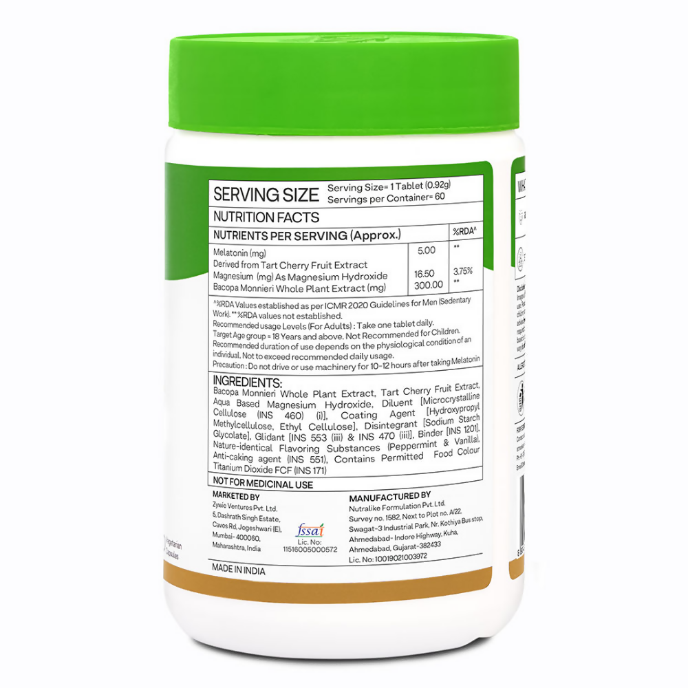 Oziva Magnesium Melatonin Tablets 
