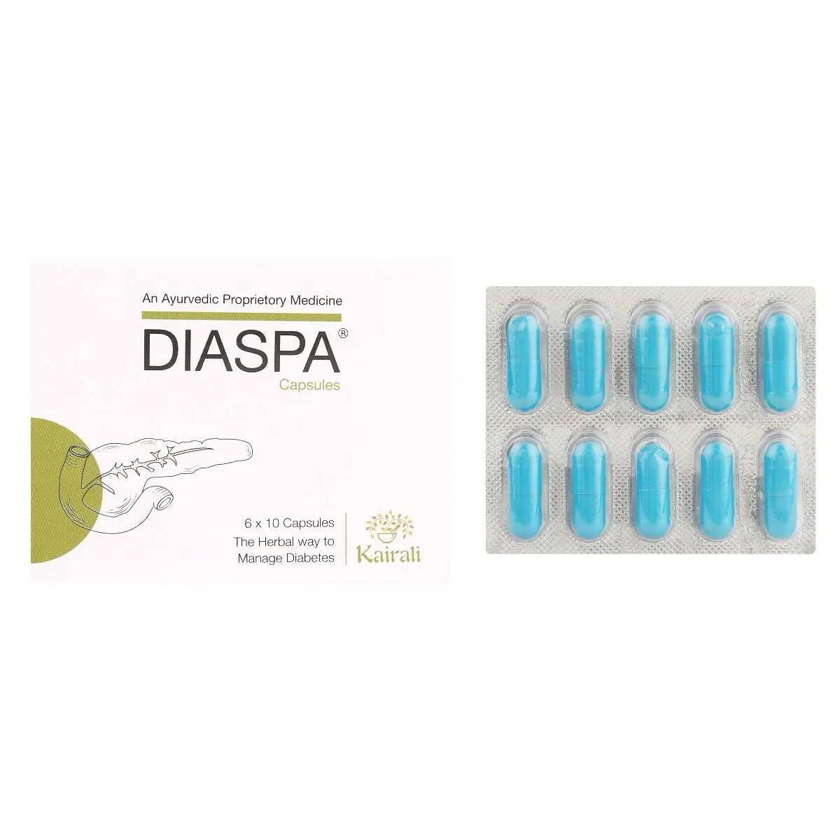 Kairali Ayurvedic Diaspa Capsules - Grab2buy