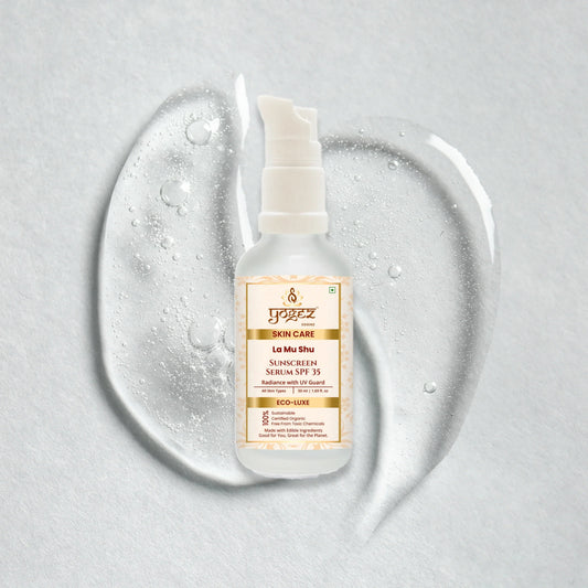 Yogez La Mu Shu Sunscreen Serum SPF 35  Grab2Buy Yogez Grab2Buy