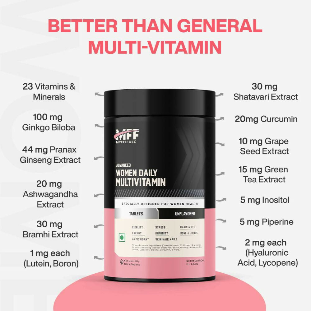 MyFitFuel Women Advance Daily Essential Multivitamin Capsules 