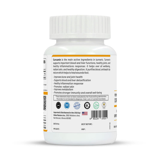 Life Aveda Premium Curcumin 95% Capsules - Grab2buy