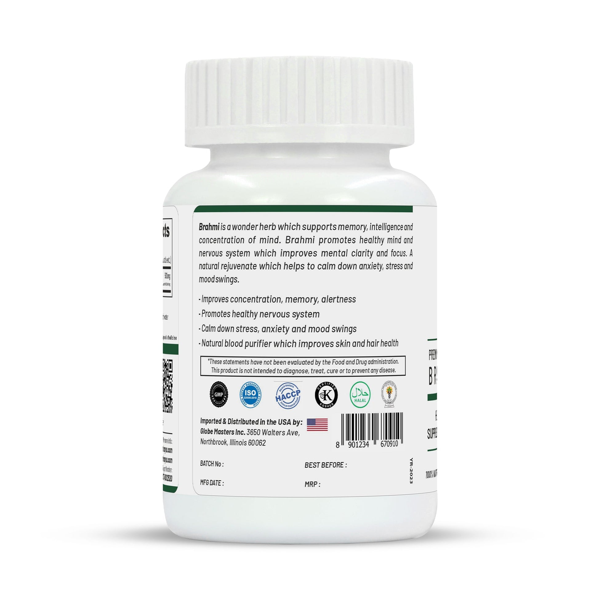 Life Aveda Premium Brahmi Capsules - Grab2buy