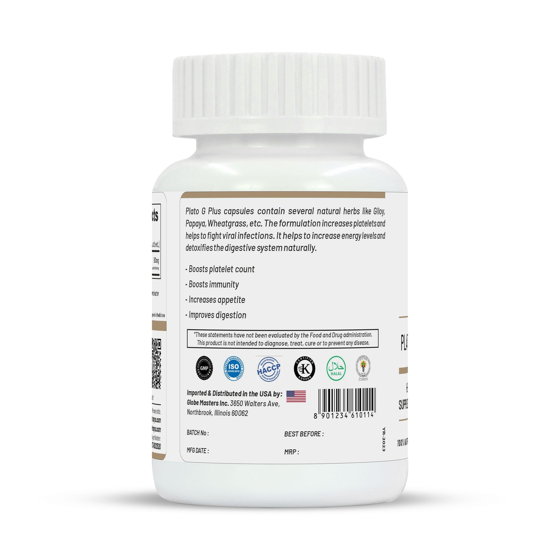 Life Aveda Plato G Plus Veg Capsules - Grab2buy