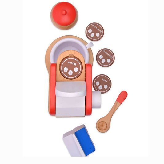 Nesta Toys Wooden Coffee Maker Toy - Multicolor - Grab2buy
