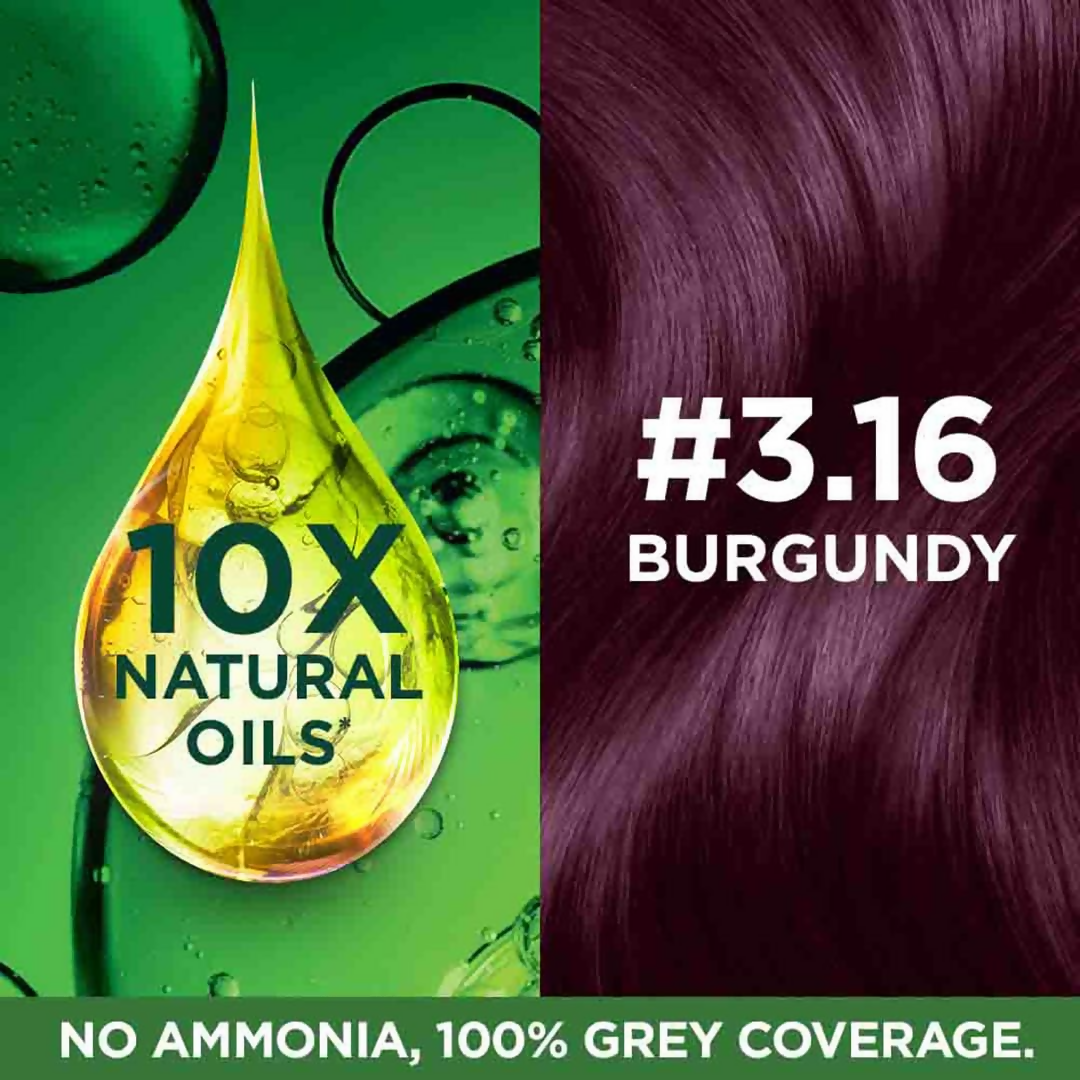 Garnier Color Naturals Creme Riche Hair Color - Shade 3.16 Burgundy 
