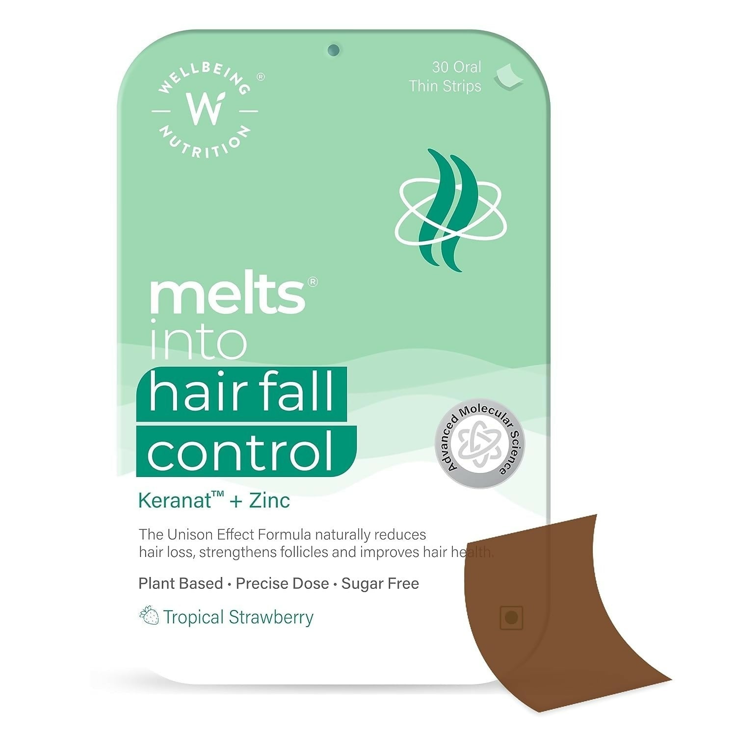 Wellbeing Nutrition Melts Healthy Hair & Hair Fall Control Strips Combo Nutritionalab Private Limited