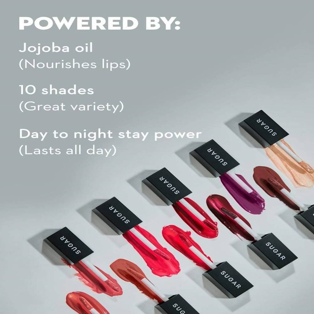 Sugar Time To Shine Lip Gloss - Elektra (Bright Orange Red)