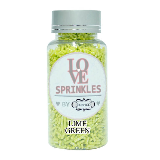 Confect Lime Green Vermicelli Sprinkles
