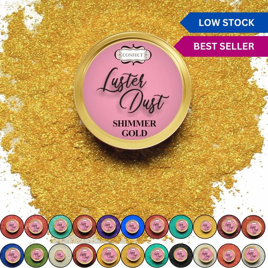 Confect Shimmer Gold | Edible Luster Dust