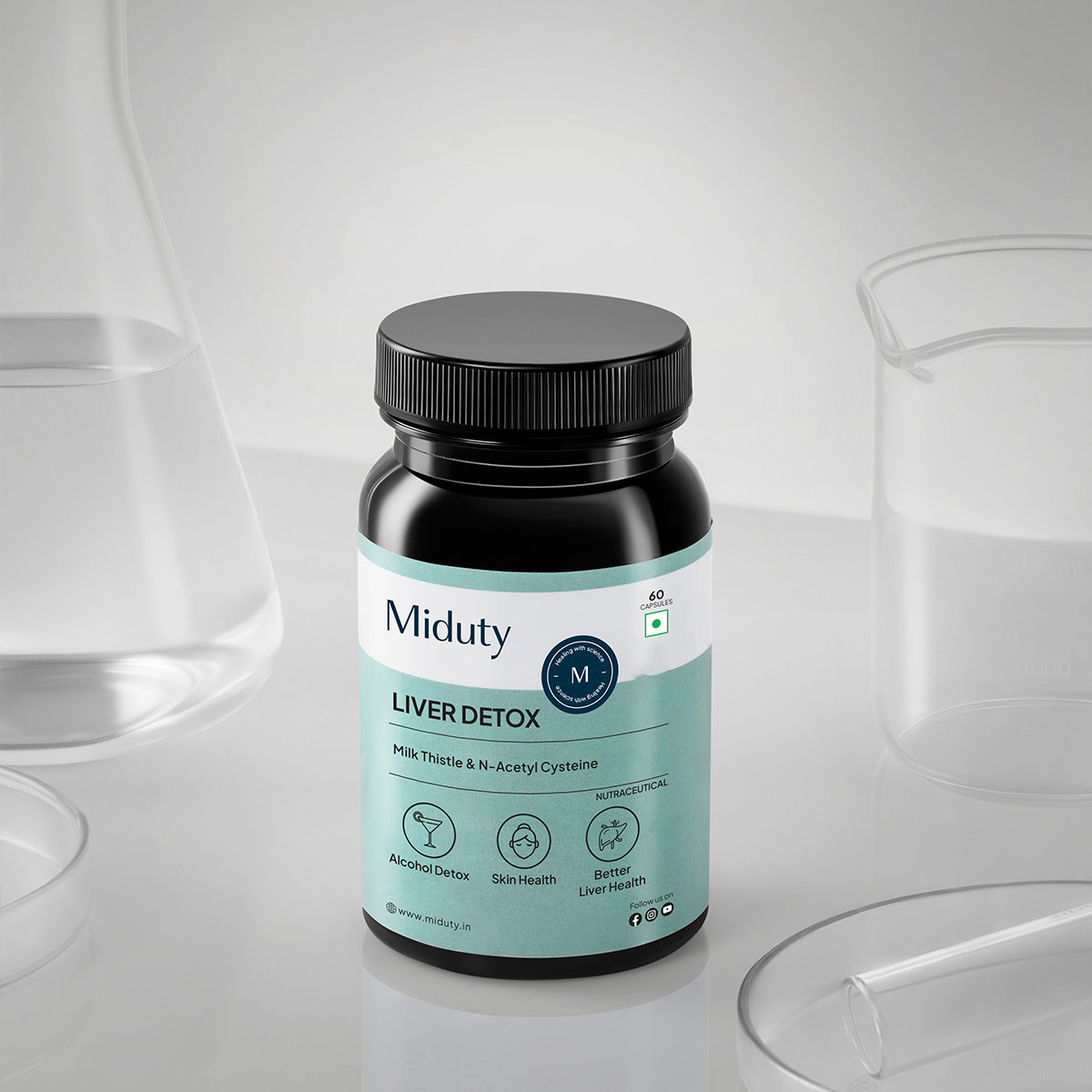 Miduty by Palak Notes Liver Detox Capsules 