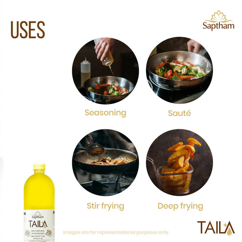 Saptham Taila Groundnut Oil - Grab2buy
