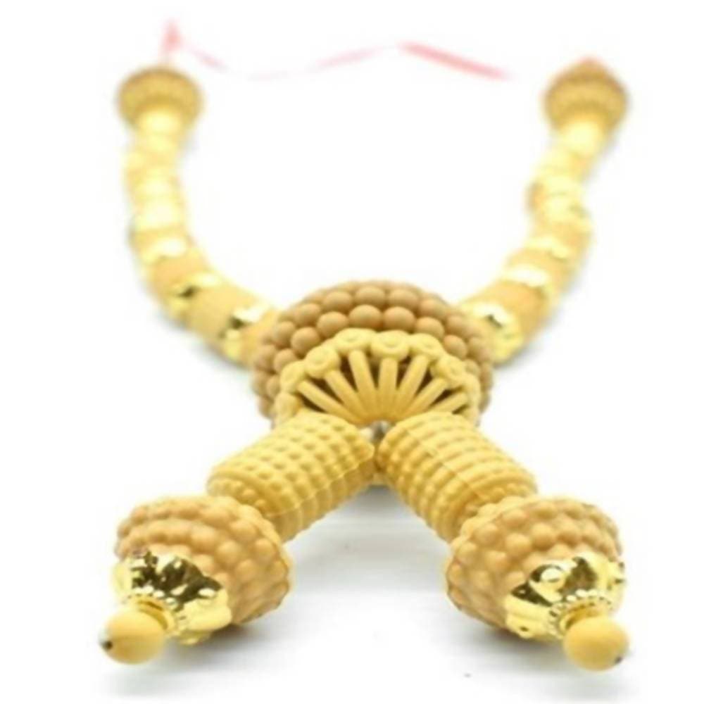 Puja N Pujari Multi Color Pearls Garland For God Idols 