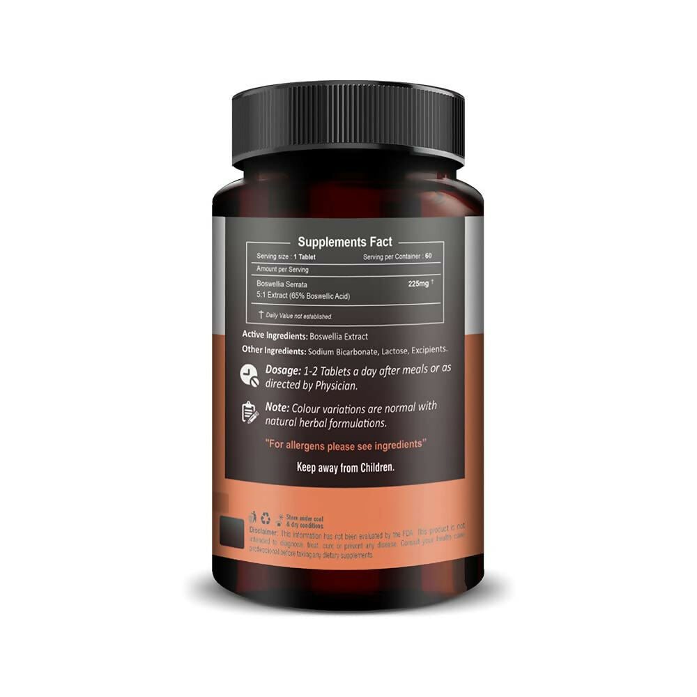 H&C Herbal Boswellia Extract Quick Dissolving Tablets 