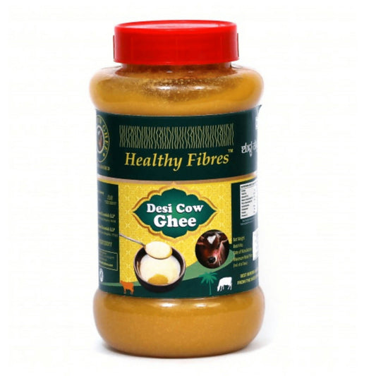 Healthy Fibres Desi Cow Ghee | Cultured Cow Desi Ghee | Premium & Certified Ghee 