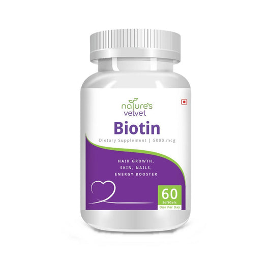 Nature's Velvet Biotin Softgels 