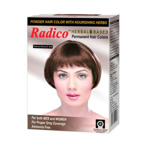 Radico Natural Herbal Based Permanent Hair Color - Brown - Grab2buy