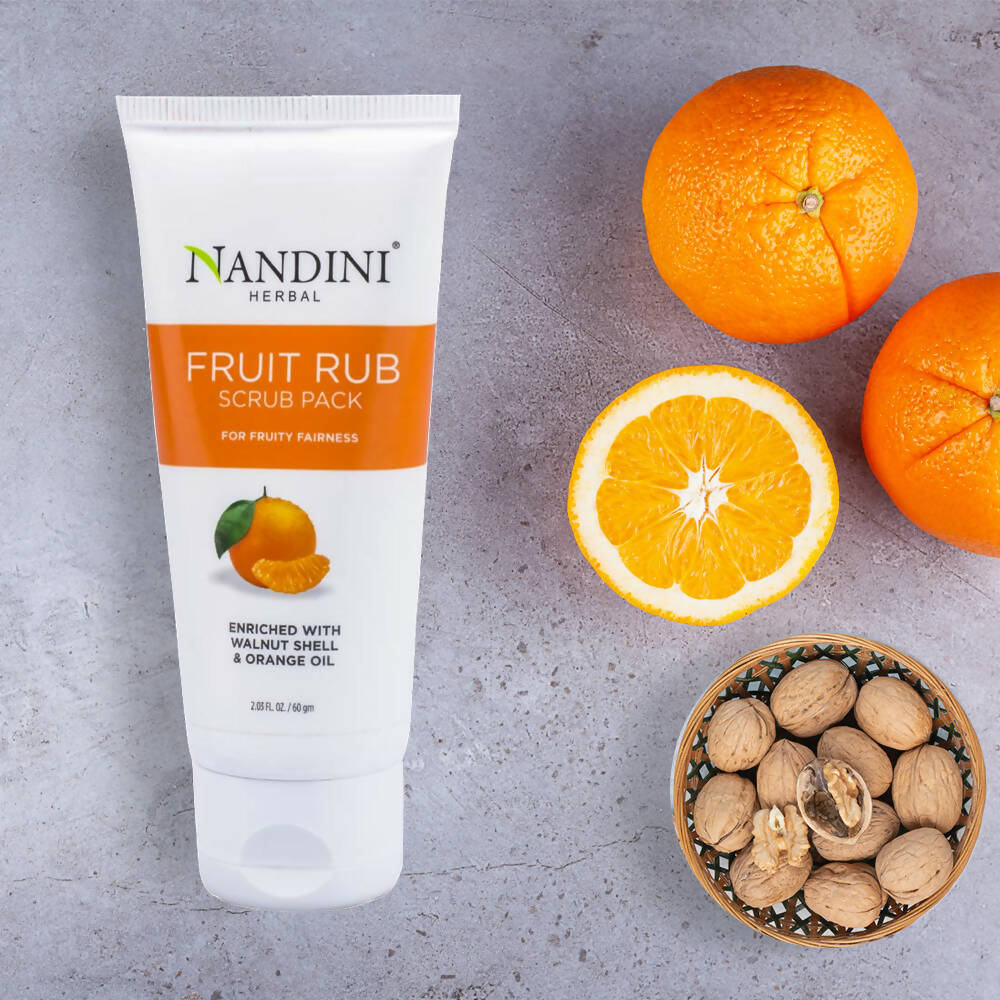 Nandini Herbal Fruit Rub Scrub 
