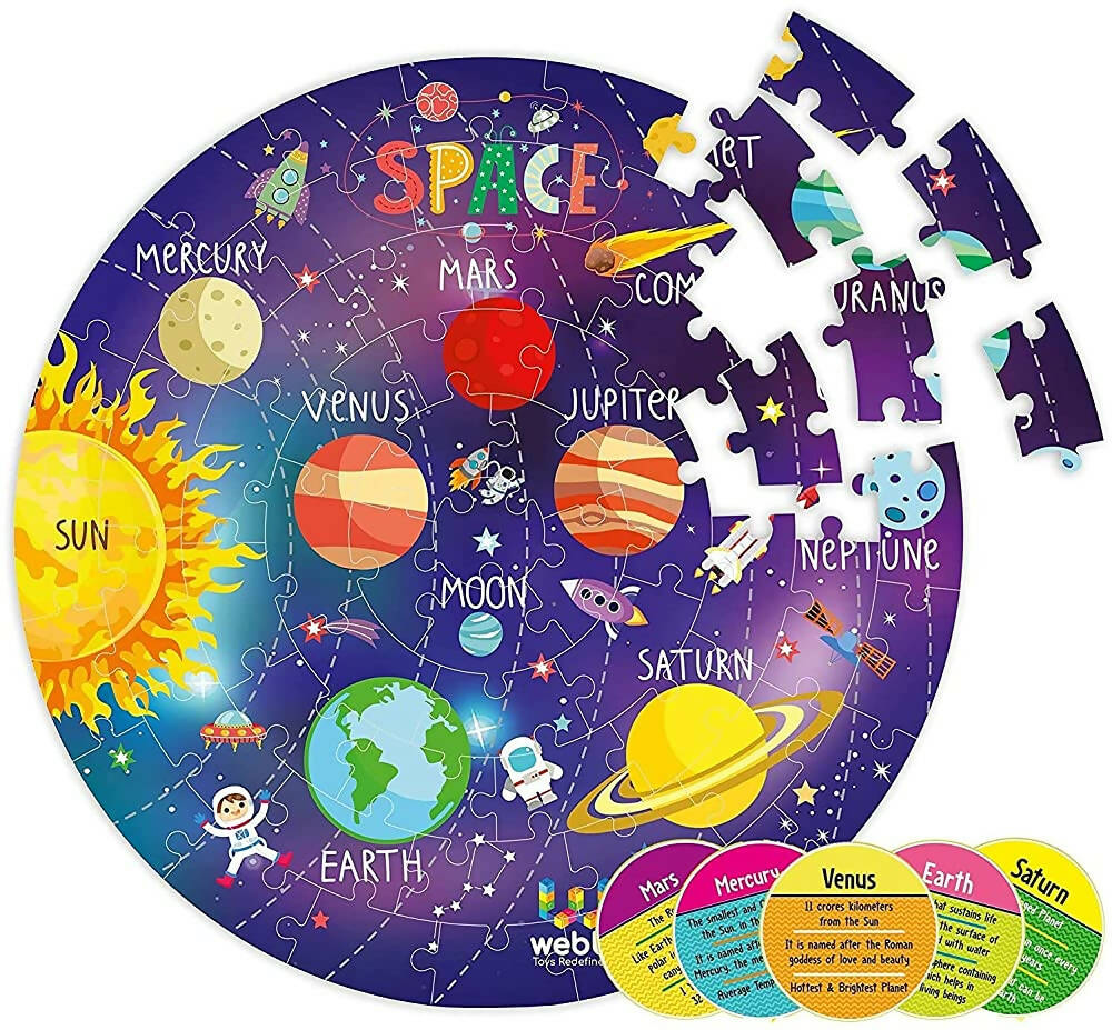 Webby Amazing Outer Space Solar System 60 Pieces Jigsaw Floor Puzzle  Grab2Buy Webby Grab2Buy