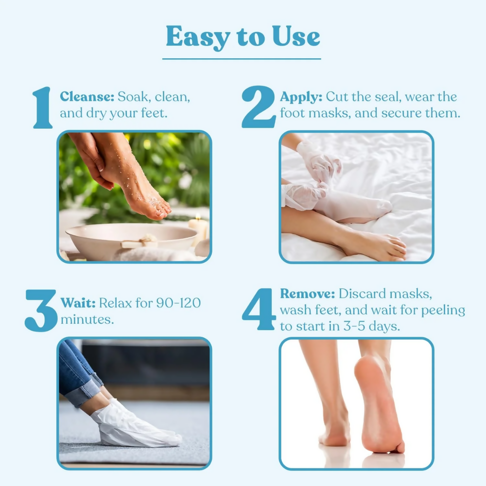 Wipness Natural Foot Peeling & Exfoliating Foot Mask  Grab2Buy Wipness Grab2Buy