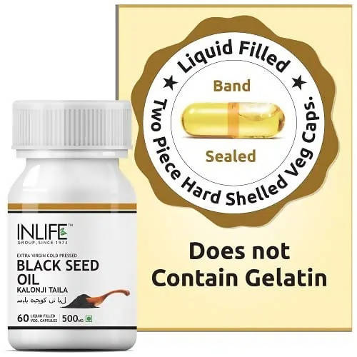 Inlife Black Seed (Kalonji) Oil Capsules 