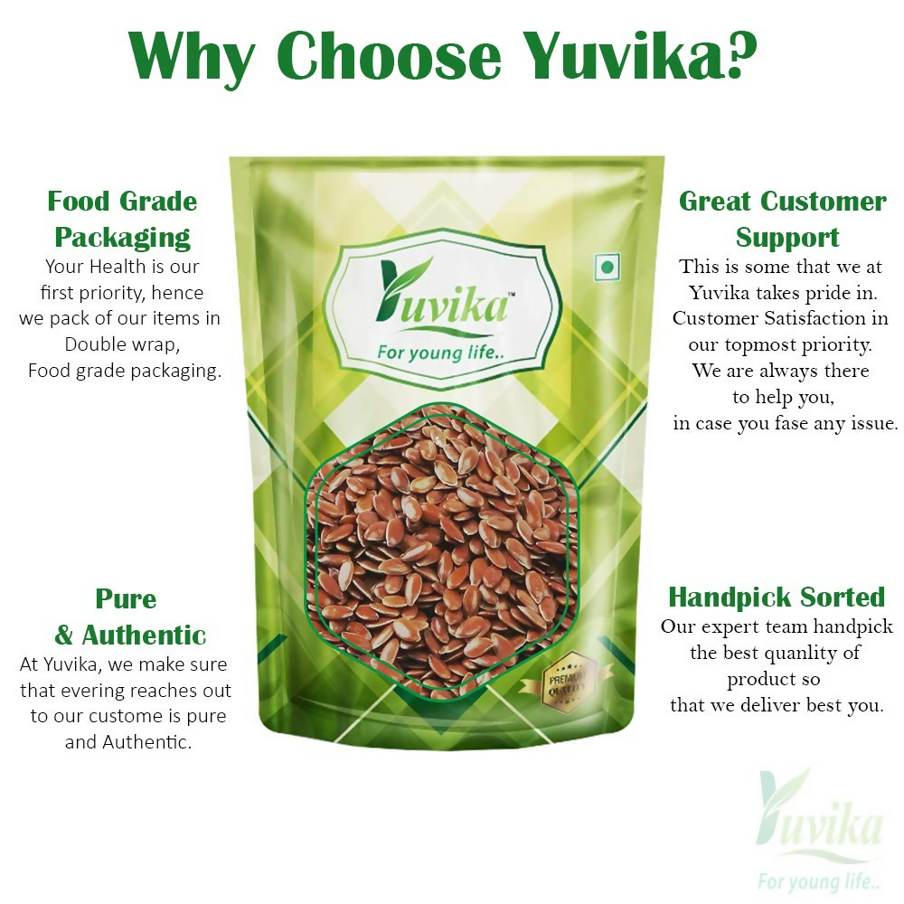 Yuvika Flax Seed - Alsi - Linum Usitatissimum  Grab2Buy Yuvika Grab2Buy