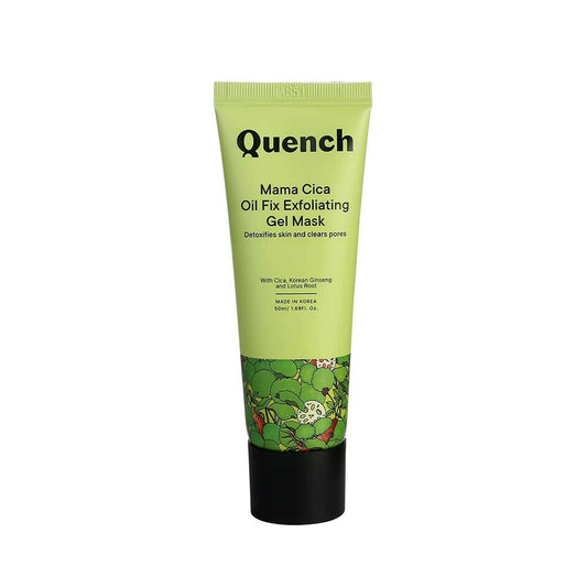 Quench Botanics Mama Cica Oil Fix Exfoliating Gel Mask - Korean Skincare 